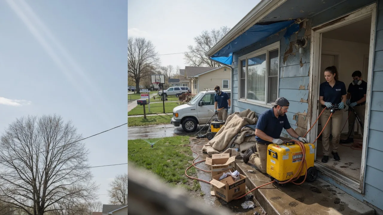 Basement Flood Cleanup in Hamilton, IL near me